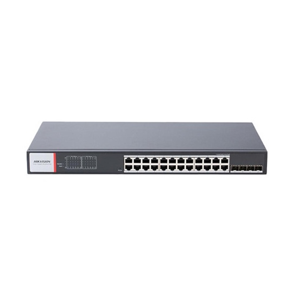 SWITCH 24P PoE GB + 4xSFP INDUSTRIAL GESTIONAT INTEL·LIGENT P. Budget 480W.