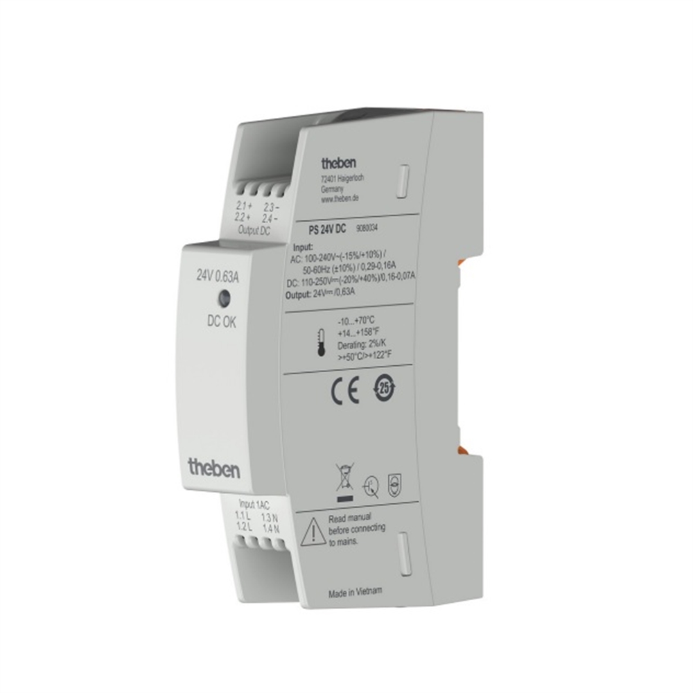 FONT D'ALIMENTACIÓ KNX COMMUTADA PRIMÀRIA DE 24 V CC, 0,63A