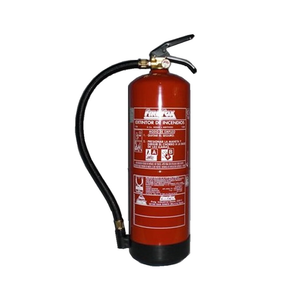 Extintor hídrico 6 kg eficacia 21A-183B-75F - Acusticar- Compra online