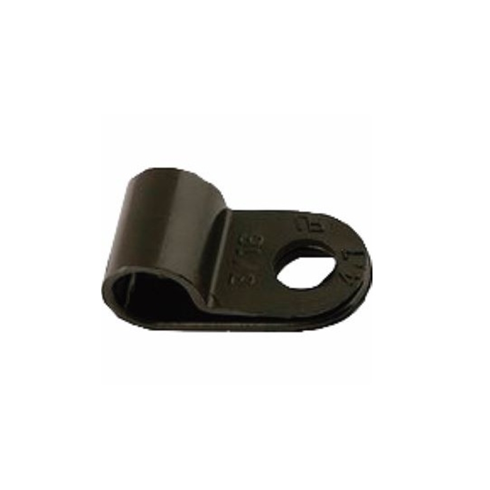 PACK DE 100 CLIPS DE FIJACION TIPO K, DE ACERO INOXIDABLE Y NILON