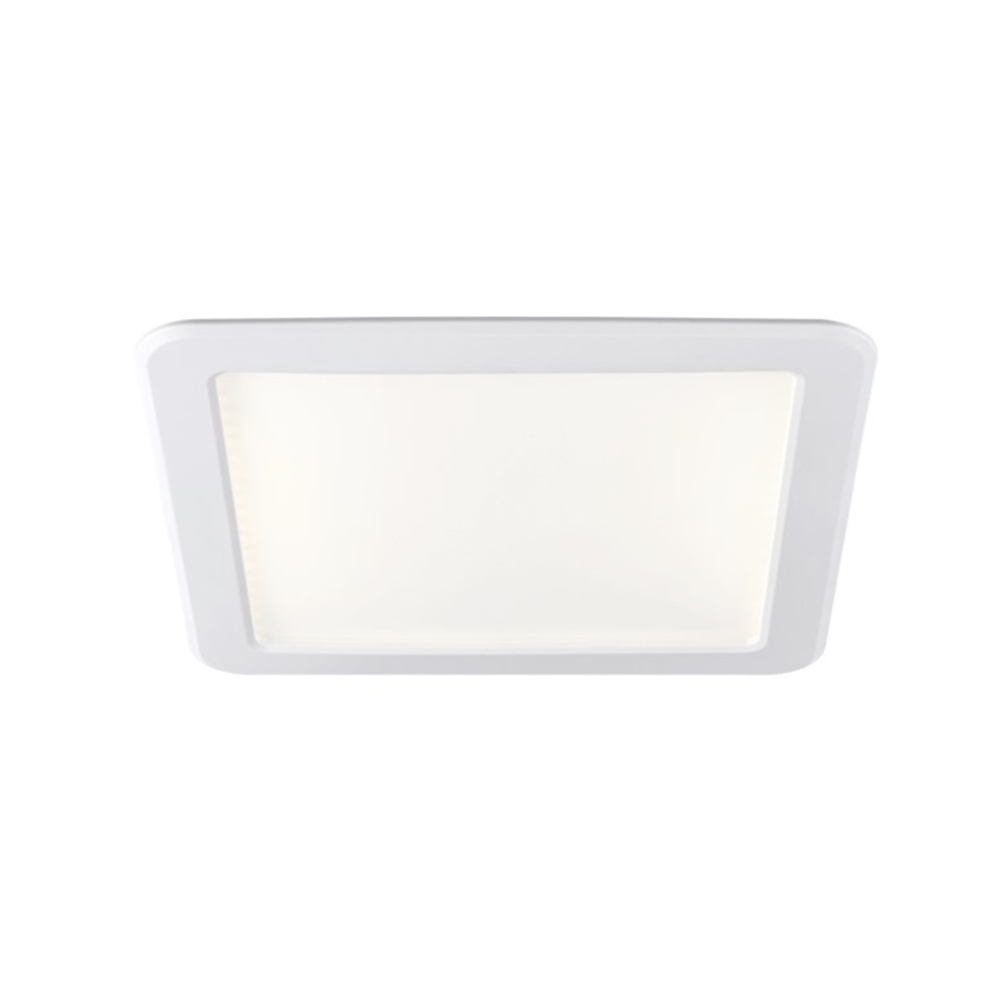 Downlight LED Sylflat 14W 1400lm quadrat 4000K 110º blanc per encastar