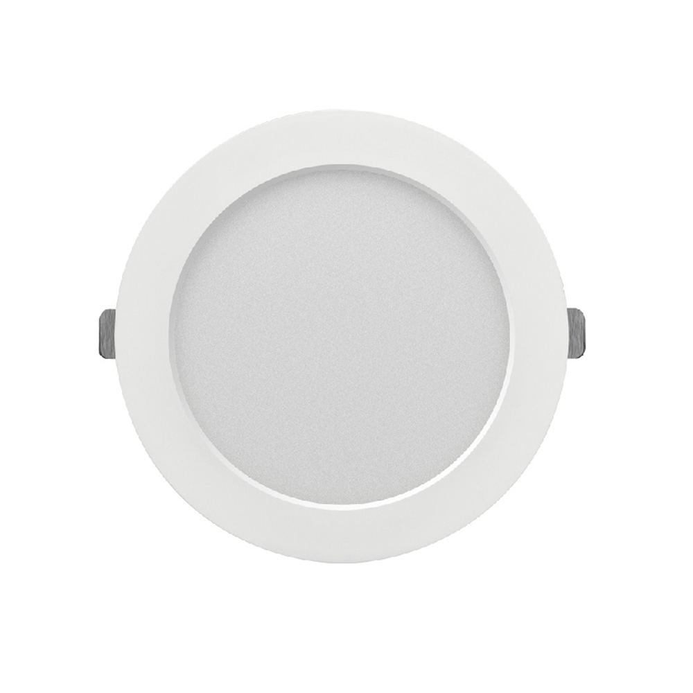 Downlight LED encastrer Monet ronde blanc 12W 3000K 950lm Ø160x13mm. Trou reglable Ø60~140