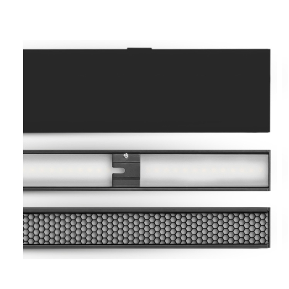 LLUMINÀRIA LINEAL IRIS UGR<8 60W 4000K 1800mm NEGRE