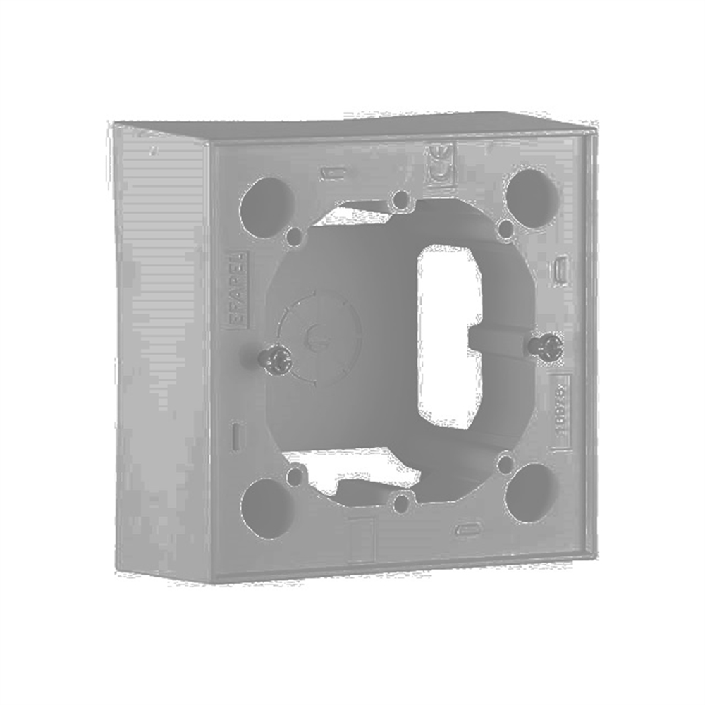 Caja de superficie para sere Logus 90 aluminio