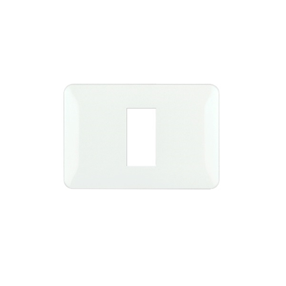 PLACA 1 MODULO P/ SOPORTE 3 MOD. BLANCO