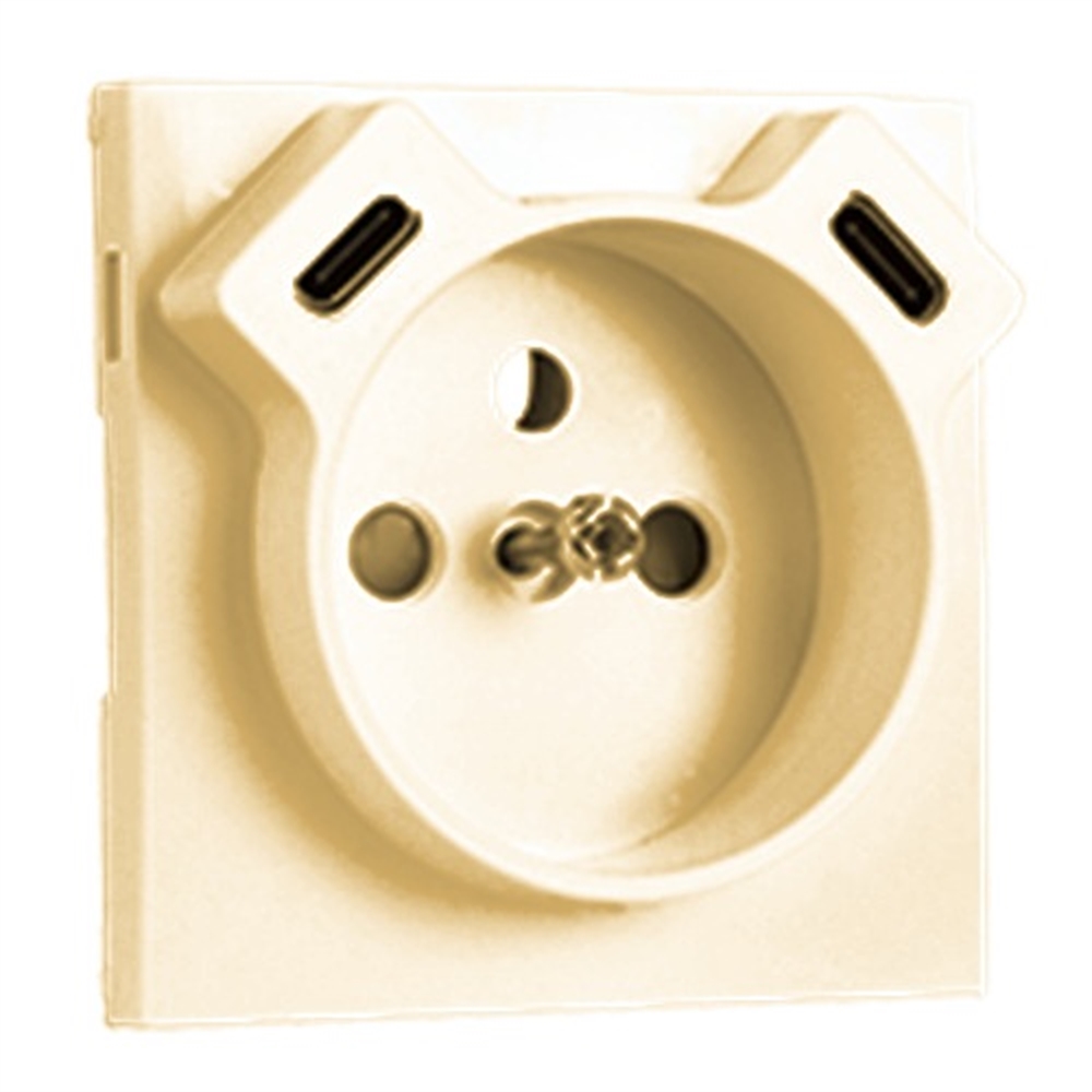 TAPA PARA BASE FRANCESA USB (C+C) DORADO