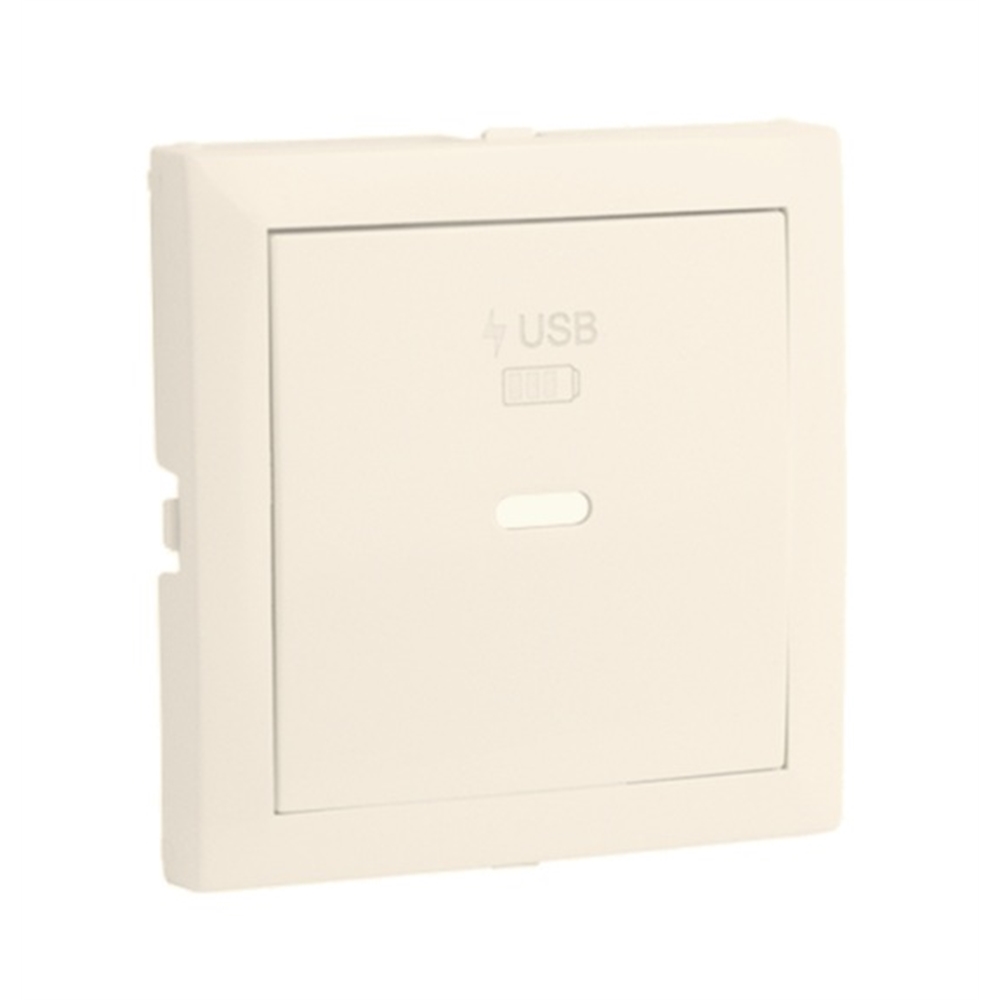 TAPA CARREGADOR USB TIPUS C POWER DELIVERY IVORI