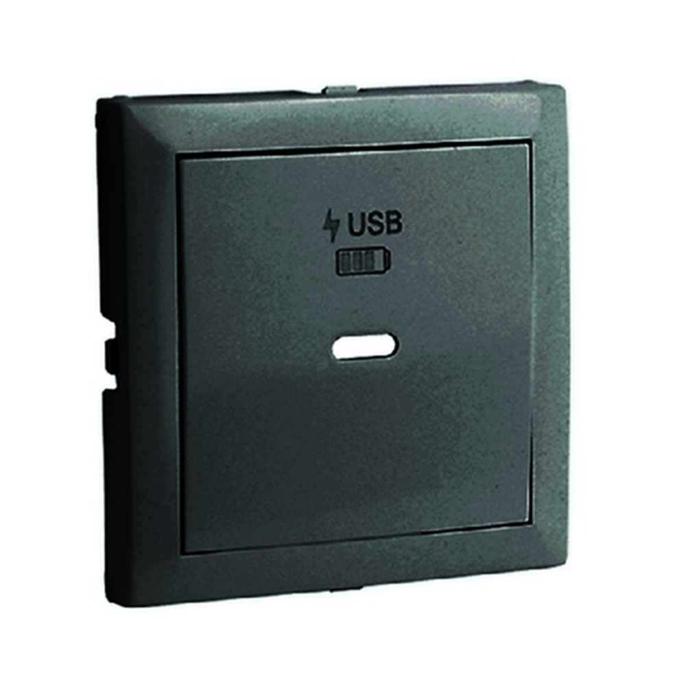 TAPA CARREGADOR USB TIPUS C POWER DELIVERY. GRIS
