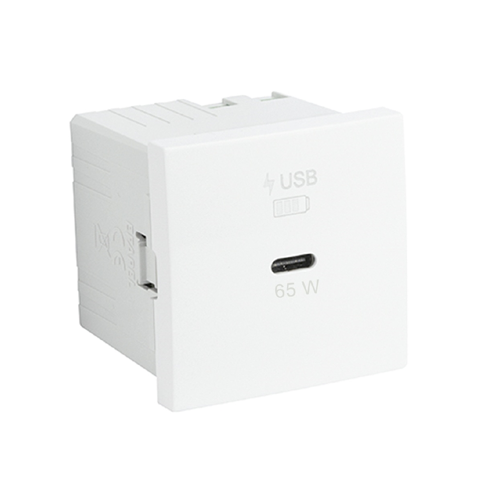 CARREGADOR USB C POWER DELIVERY 65W – 2 MOD BLANC