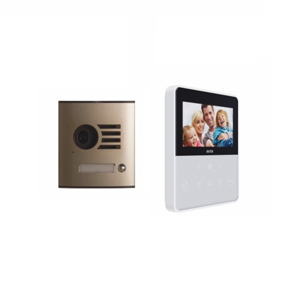 Kit de portero Compact S1 con telefonillo Neos blanco digital 1/L