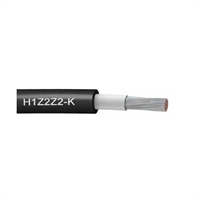 Câble Solaire H1Z2Z2-K 6mm2 Noir CPR Dca (Roul. 100m)
