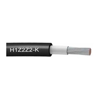 Câble Solaire H1Z2Z2-K 10mm2 Noir CPR Dca (Roul. 100m)
