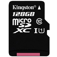 Tarjeta micro-SD Kingston 128Gb Class 10