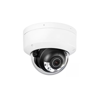 CÀMERA IP DOMO 4Mp ÒPTICA FIXA 2,8mm IR30m SMART HYBRID LIGHT MICRE DUAL ALARMA PoE IP67 IK10