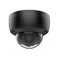 CÀMERA IP DOMO 4Mp DARKFIGHTER. ÒPTICA FIXA 2,8mm, IR30m, Acusense MIC PoE IP67 Negra
