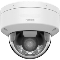 CAMERA IP DOMO 8MP OPTICA FIXA 2.8MM SMART HYBRID LIGHT 30M MIC ALTAVEU POE ALARMA COLORVU ACUSENSE WDR 130DB IP67 IK10
