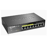 Switch 8 ports 10/100/1000Mbps 4P PoE no gestionable
