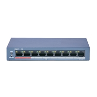 Switch 8 ports PoE Fast Ethernet 10/100 Mbps PoE non géré.