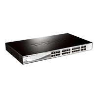 SWITCH 28P GESTIONABLE SMART. 24P GIGABIT POE + 4P SFP. P.BUDGET 370W