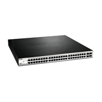 SWITCH 52P GERABLE 48P GIGABIT (POE) + 4P COMBO 1GBE/SFP. POWER BUDGET 370W. RACK