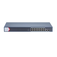 SWITCH 16 PUERTOS GESTIONABLE 16P PoE GB + 1P GB + 1 SFP P. Budget 230W