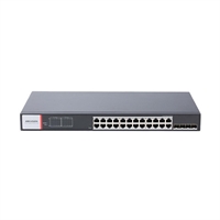 SWITCH 24P PoE GB + 4xSFP INDUSTRIAL GESTIONAT INTEL·LIGENT P. Budget 480W.