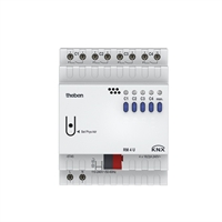 ACTUADOR DE COMMUTACIO FIX1 DE 4 CANALS PER A SISTEMES DE DOMOTICA KNX (4 MODULS), AMB INDICADOR LED, IP20.