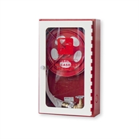 BIE-45 modular cajón rojo + puerta beige con visor metacrilato 650x400x180mm