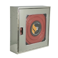 RIA-25/20 ARMOIRE EN ACIER INOXYDABLE PORTE EN ACIER INOXYDABLE + FENÊTRE EN MÉTHACRYLATE 650x680x195mm