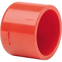 Tap final a tuberies 25 mm detecció d'aspiració vermell
