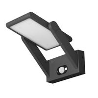 Panell solar LED Proa 2,5W negre 120º 4000K IP54 232 lumens