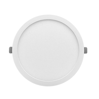 Downlight LED encastrer Monet ronde blanc 18W 3000K 1500lm Ø215x13mm. Trou reglable Ø60~190
