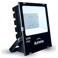 Proyector LED Tango negro IP65 con protector sobretensiones 2kV. 200W 100-240Vac 4000K 120º 23040lm