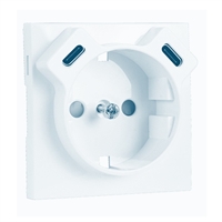 TAPA P/BASE SCHUKO+USB (C+C). GEL