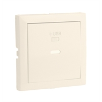 TAPA CARREGADOR USB TIPUS C POWER DELIVERY IVORI