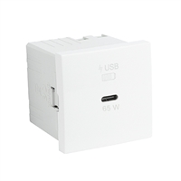 CARGADOR USB C POWER DELIVERY 65W – 2 MOD BLANCO