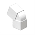 Angle exterior variable Canal 25x30 blanc - Item1