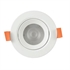 Spotlight LED Buxo ronde orientable 25º blanc Ø140x53mm IP20 12W 4000K 38º 1000lm - Article1
