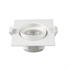 Spotlight LED Buxo cuadrado orientable 25º blanco 90x90x42mm IP20 7W 4000K 38º 600lm - Ítem1