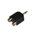 Adaptateur M 3,5 Stereo- 2 F RCA - Article1