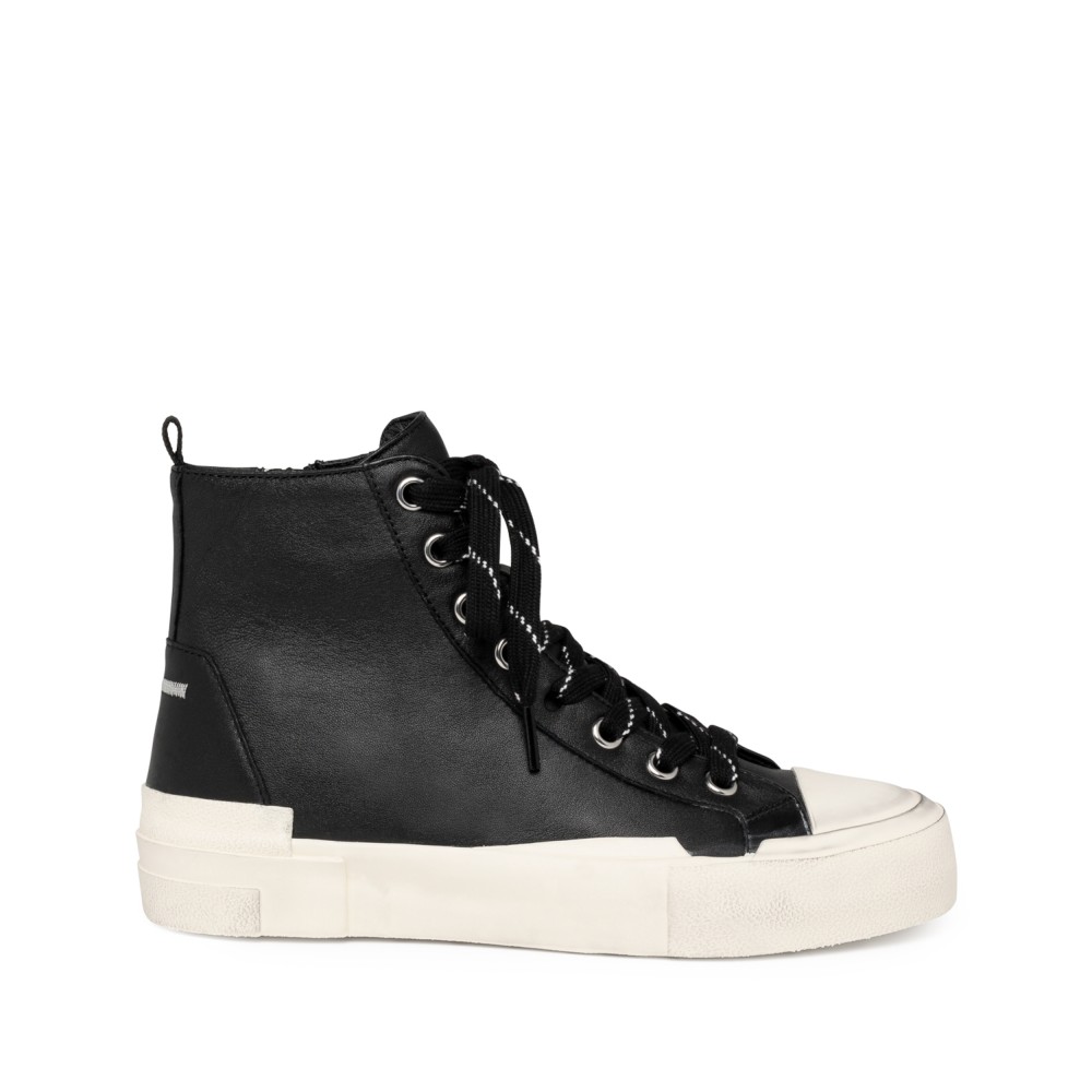 GHIBLY BIS Nappa Wax S Black (Off White Sole) - Item