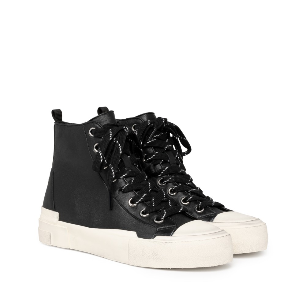 GHIBLY BIS Nappa Wax S Black (Off White Sole) - Item1