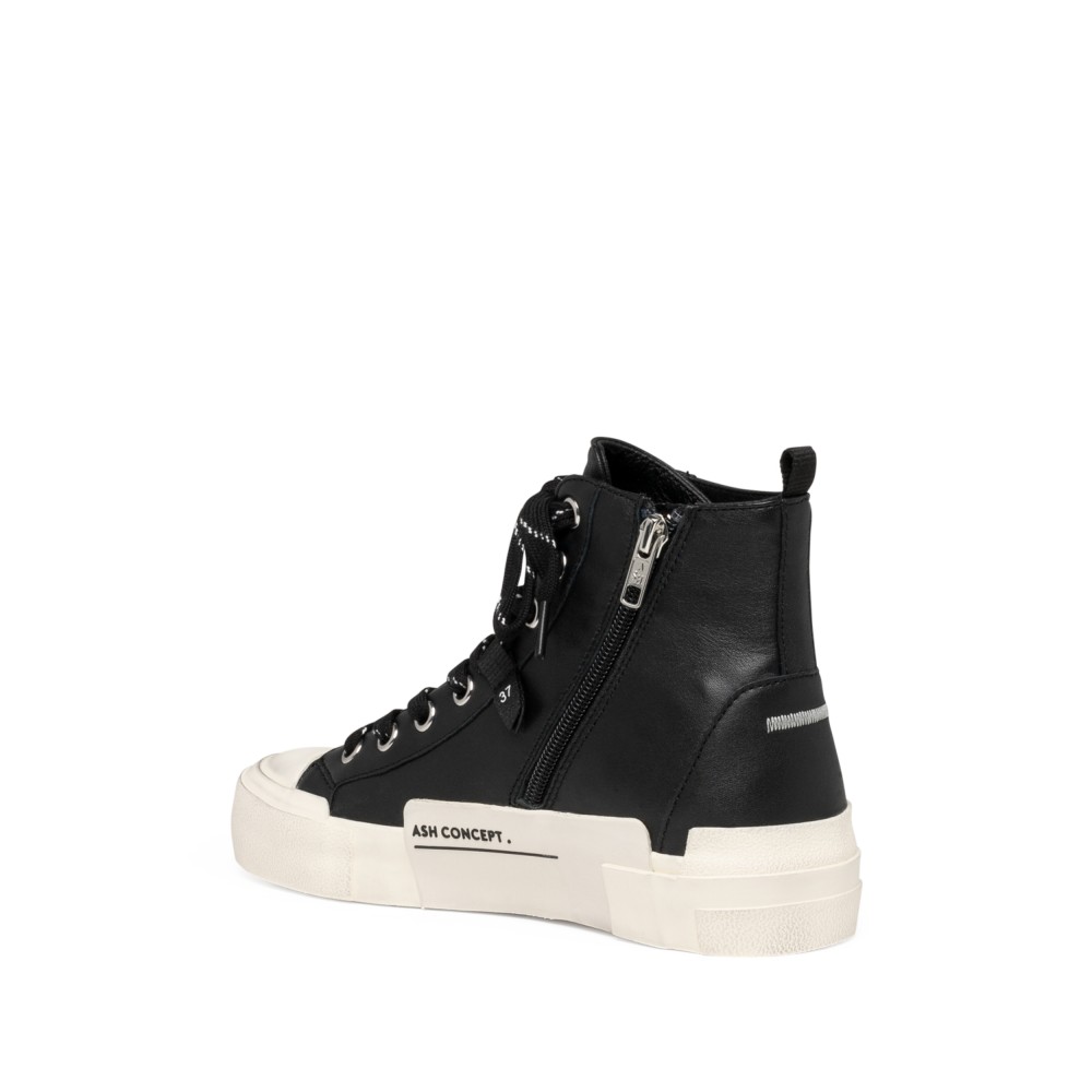 GHIBLY BIS Nappa Wax S Black (Off White Sole) - Item2