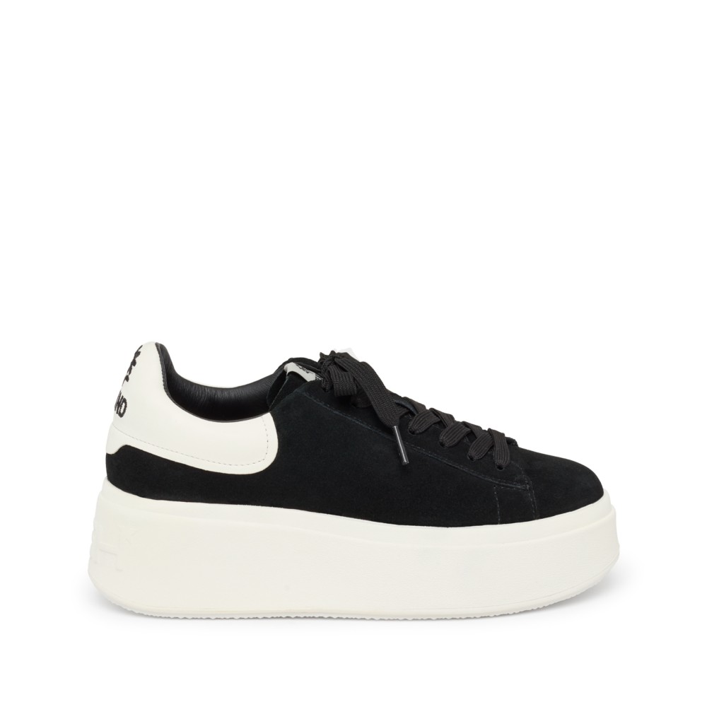 MOBY BE KIND Calf Suede Black/White - Item