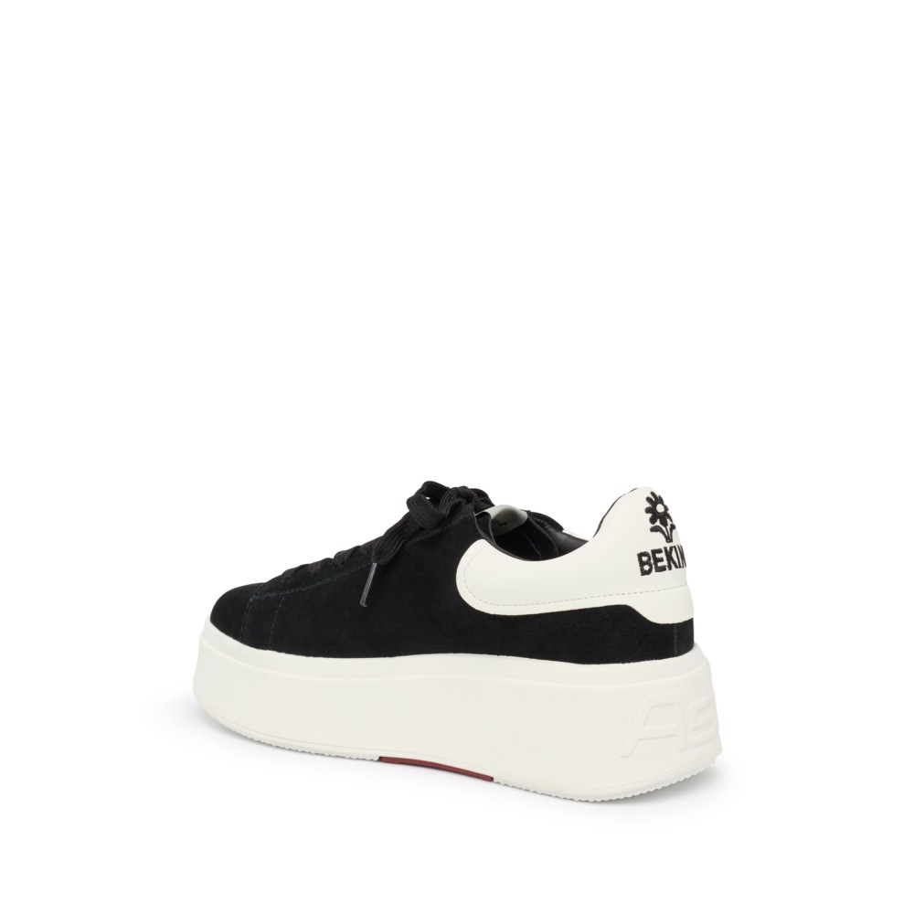MOBY BE KIND Calf Suede Black/White - Item2
