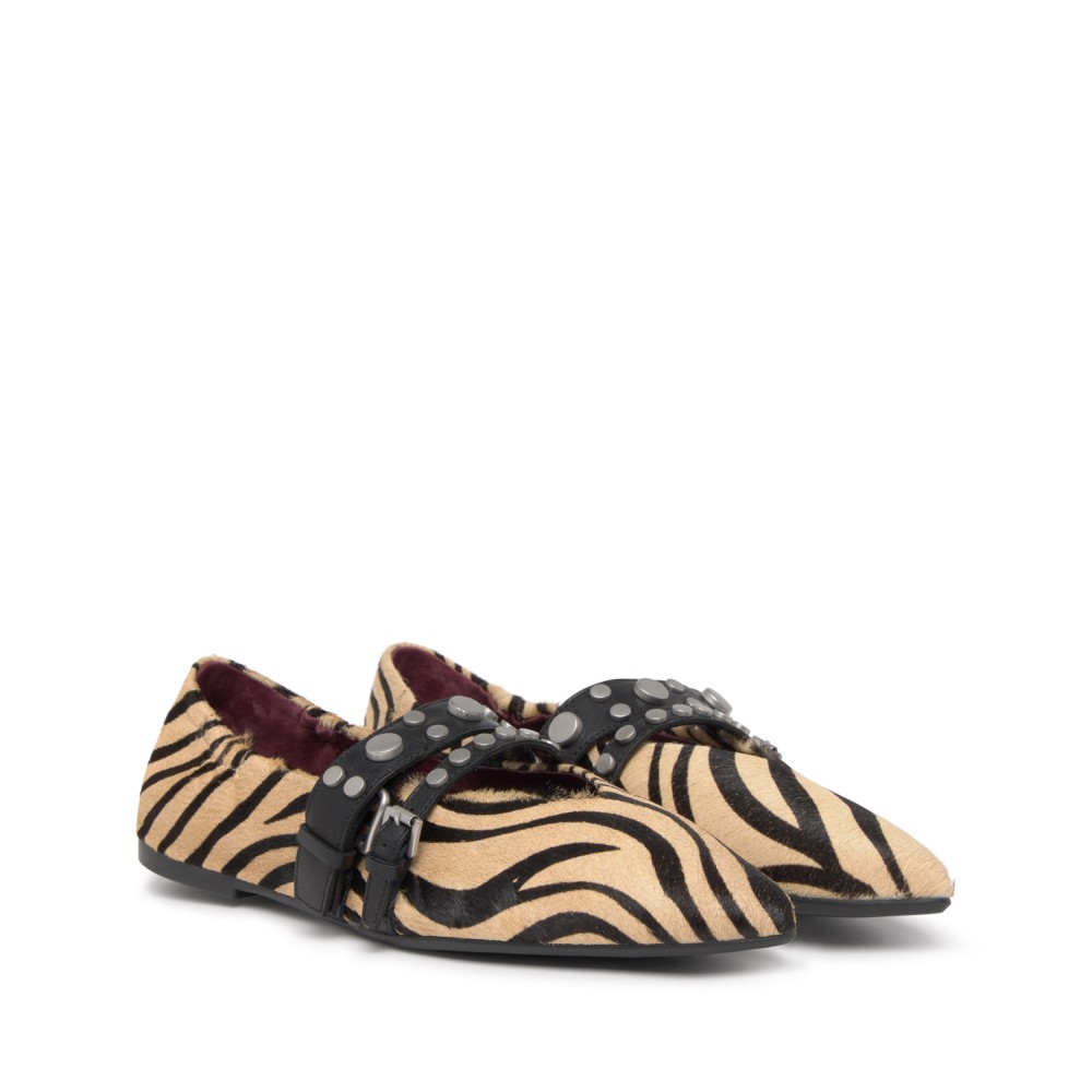 BRITNEY Pony Zebra Eggnug/Black - Ítem1