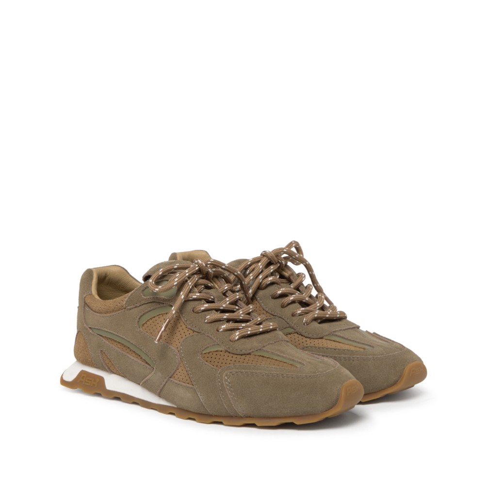 KASAR Calf Suede Mud/Tabacco - Ítem1