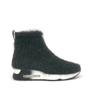 LANA Furry Wool Knit Greystone