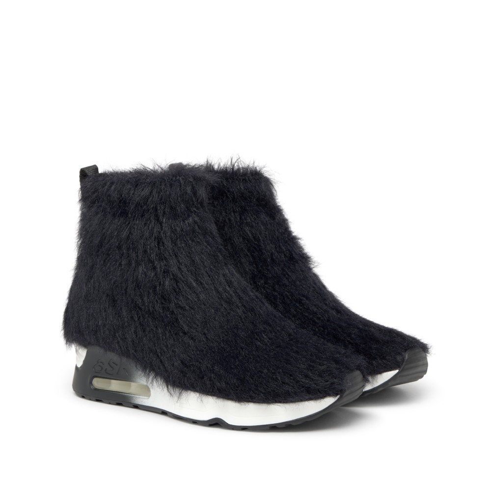 LANA Furry Wool Knit Black - Ítem1