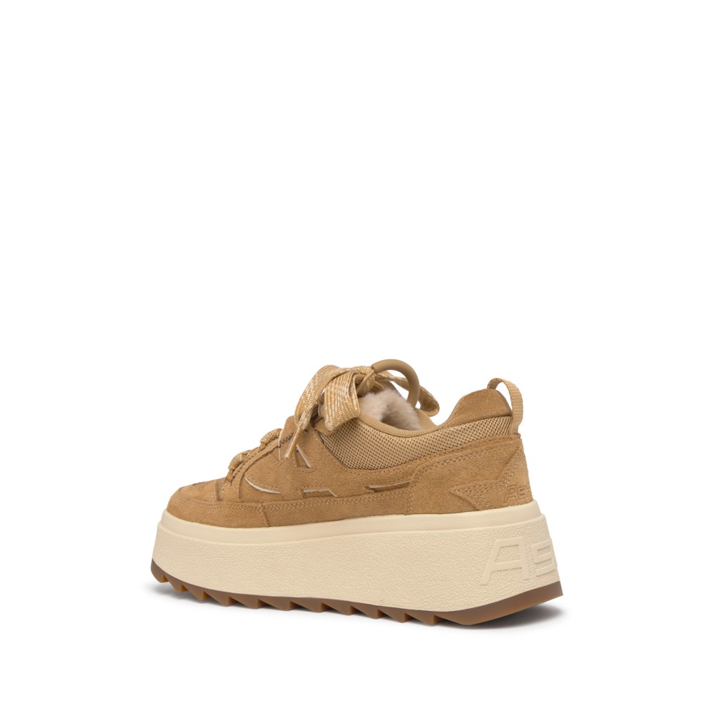 MOVIE Calf Suede Camel/Eggnug - Ítem2